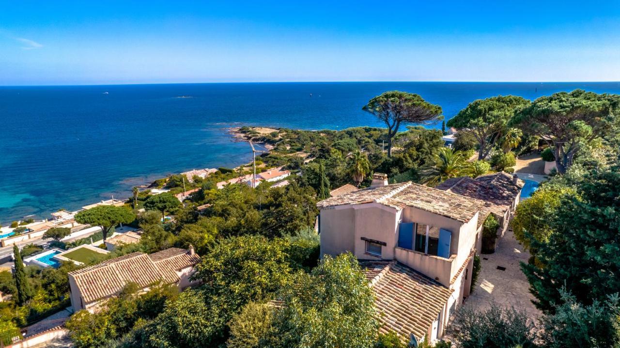 Superbe Villa, Incroyable Vue Mer, Piscine Chauffee, Climatisee Sainte-Maxime Dış mekan fotoğraf