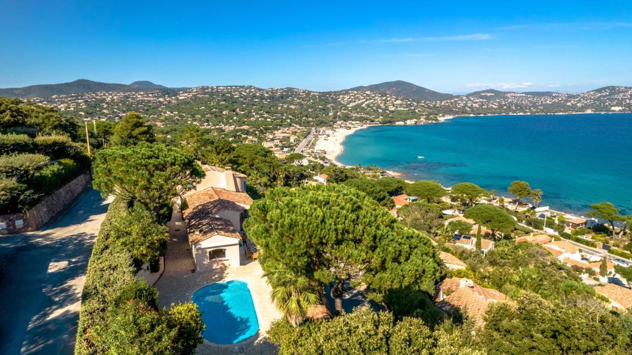 Superbe Villa, Incroyable Vue Mer, Piscine Chauffee, Climatisee Sainte-Maxime Dış mekan fotoğraf
