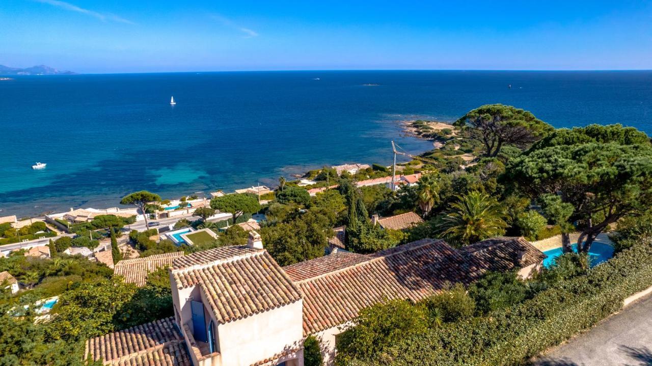 Superbe Villa, Incroyable Vue Mer, Piscine Chauffee, Climatisee Sainte-Maxime Dış mekan fotoğraf