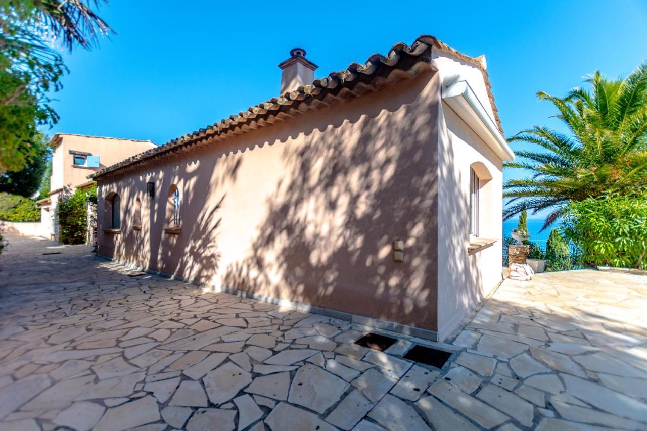 Superbe Villa, Incroyable Vue Mer, Piscine Chauffee, Climatisee Sainte-Maxime Dış mekan fotoğraf