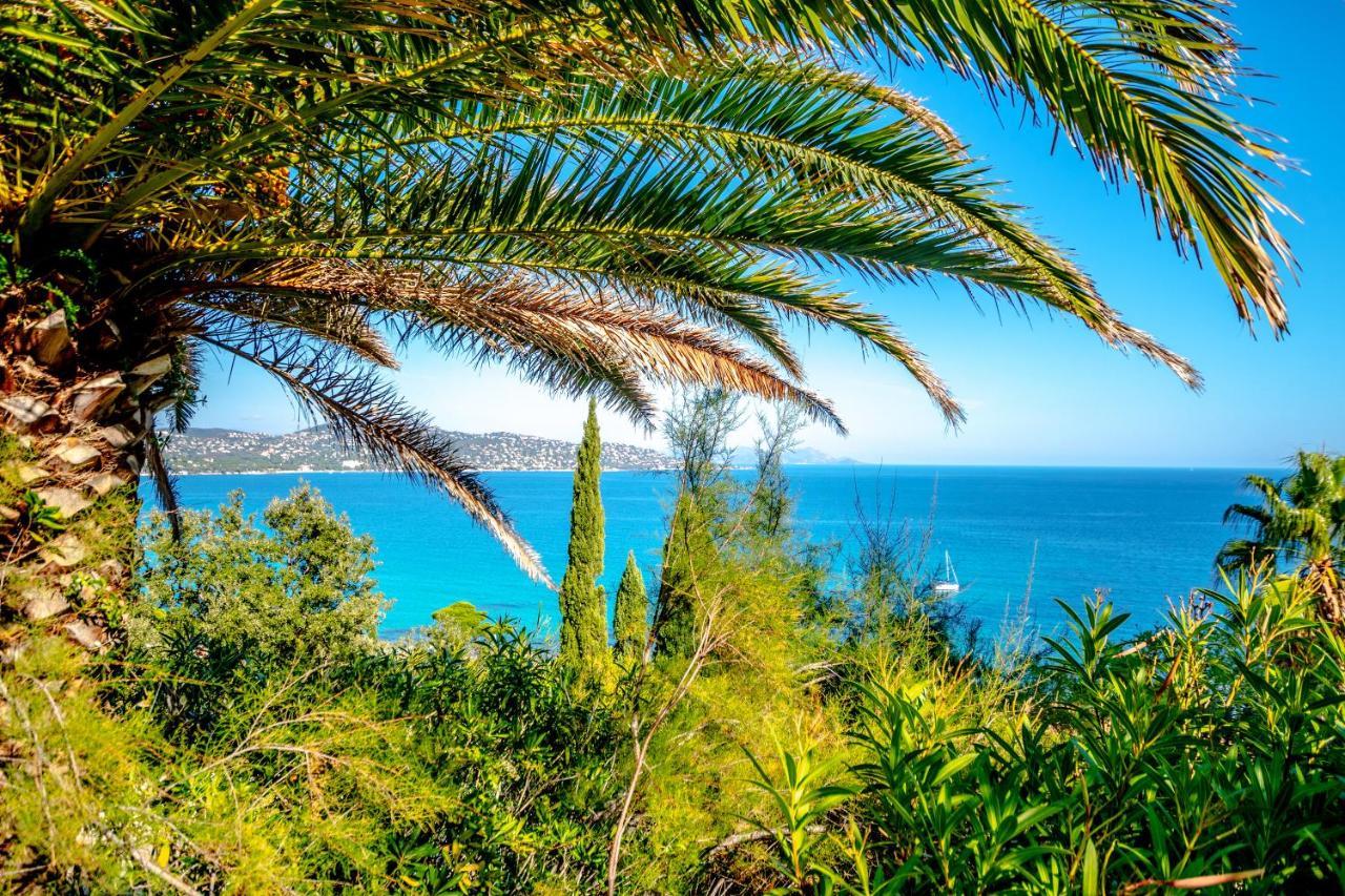 Superbe Villa, Incroyable Vue Mer, Piscine Chauffee, Climatisee Sainte-Maxime Dış mekan fotoğraf