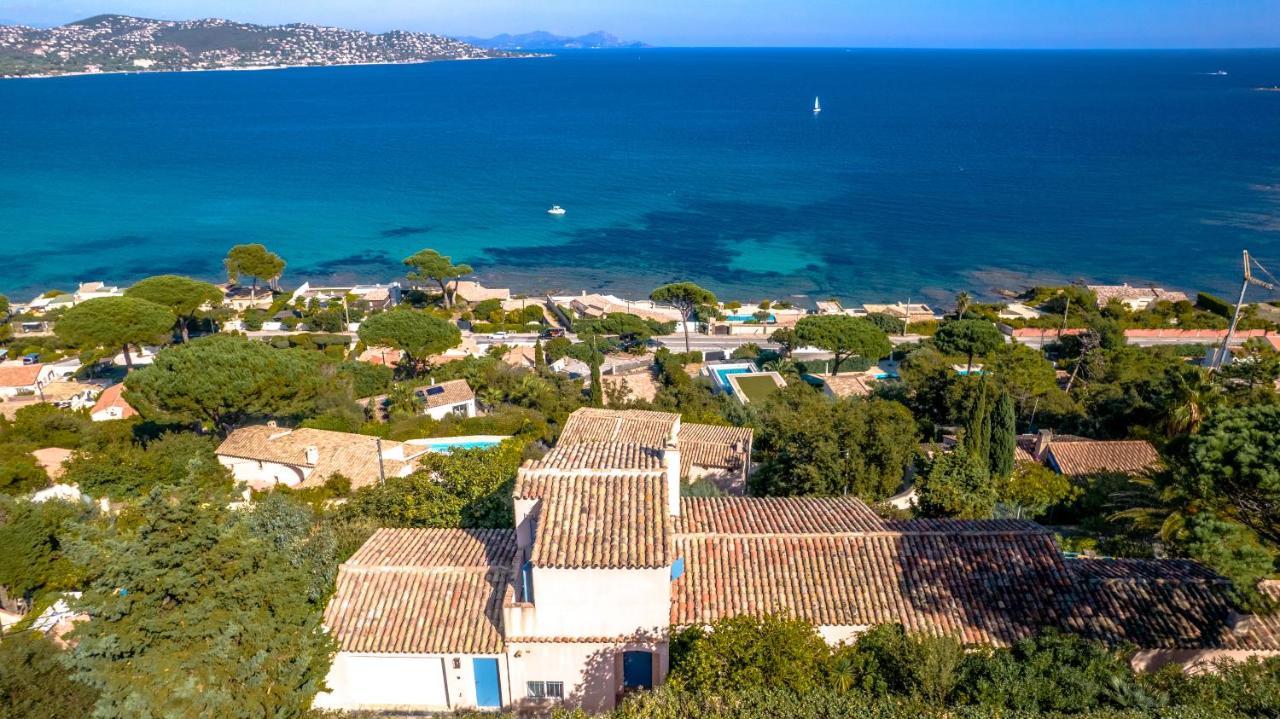 Superbe Villa, Incroyable Vue Mer, Piscine Chauffee, Climatisee Sainte-Maxime Dış mekan fotoğraf