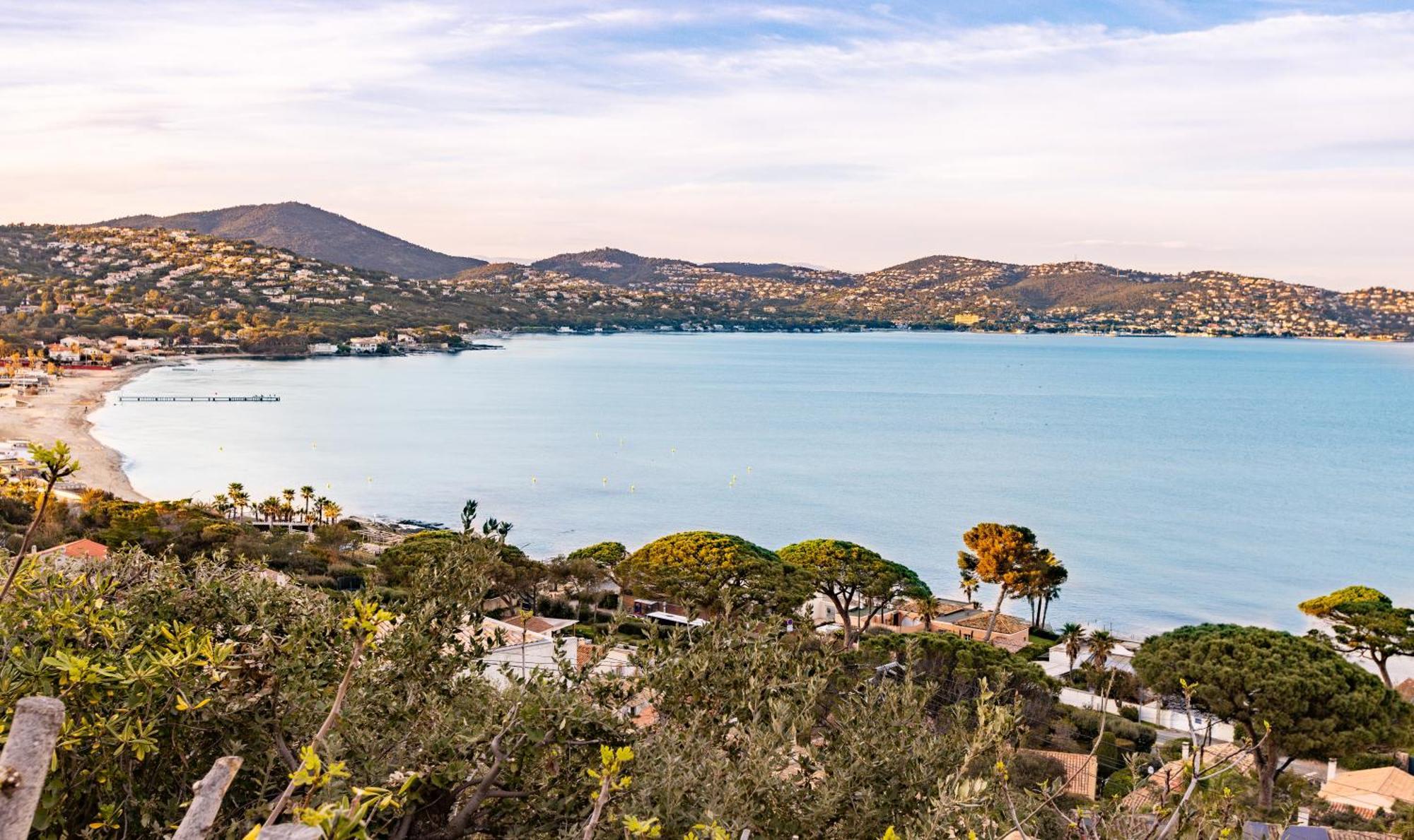 Superbe Villa, Incroyable Vue Mer, Piscine Chauffee, Climatisee Sainte-Maxime Dış mekan fotoğraf