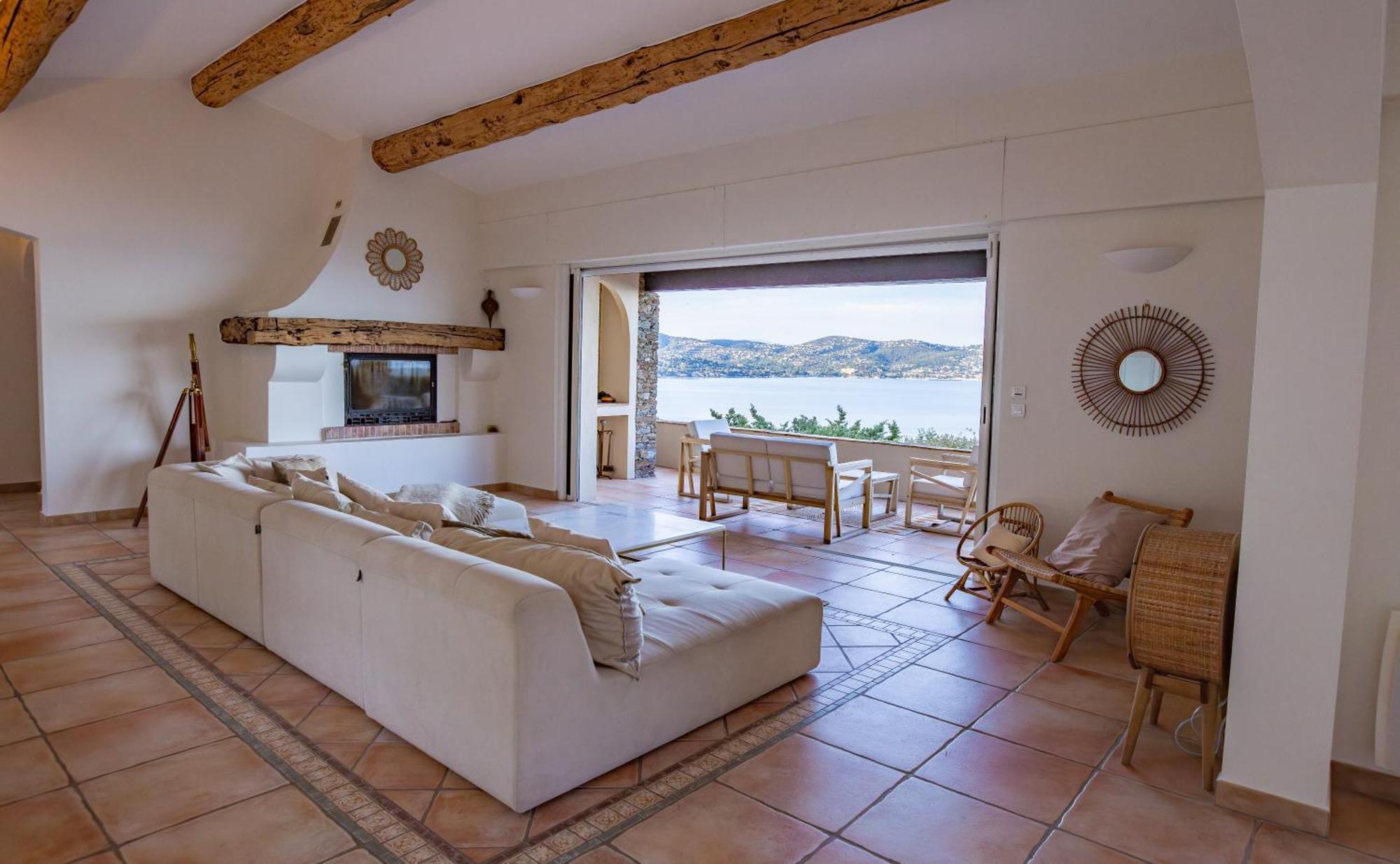 Superbe Villa, Incroyable Vue Mer, Piscine Chauffee, Climatisee Sainte-Maxime Dış mekan fotoğraf