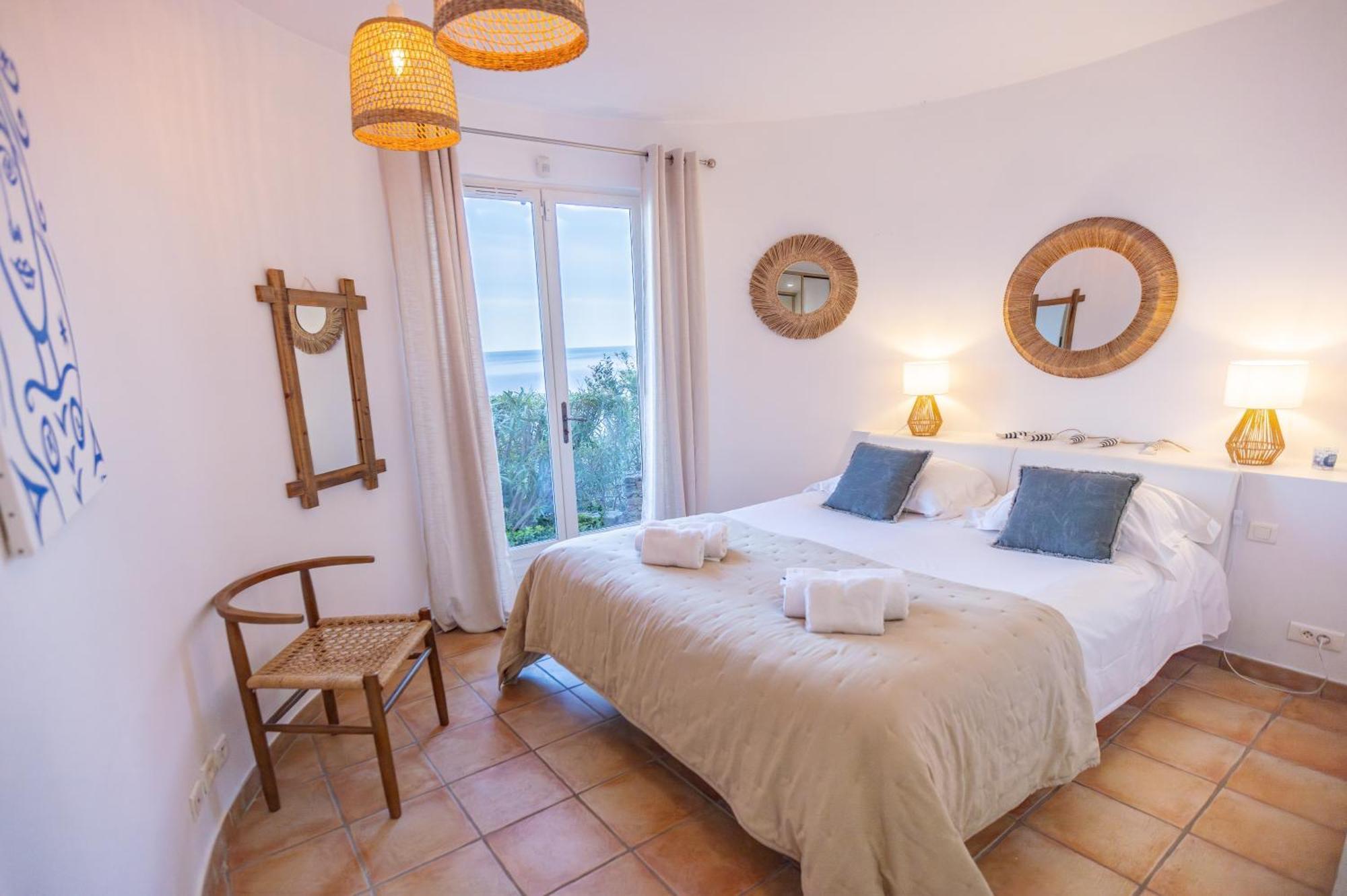 Superbe Villa, Incroyable Vue Mer, Piscine Chauffee, Climatisee Sainte-Maxime Dış mekan fotoğraf